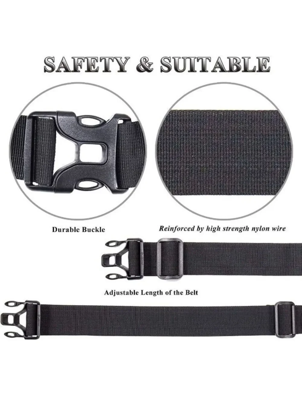 Funny Realistic Fat Belly Fanny Pack Waist Bag Adjustable Strap Waterproof PU